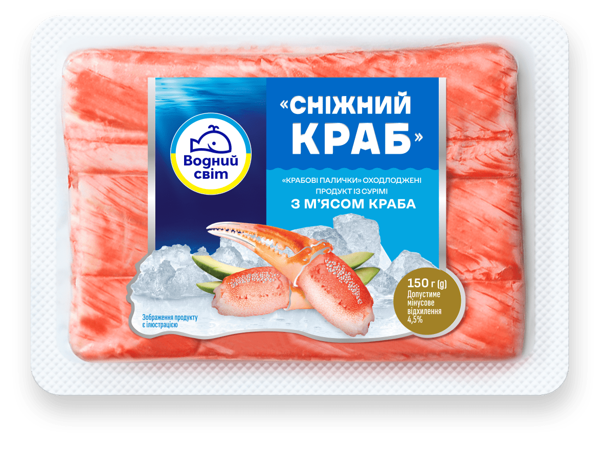 Сніжний краб охолоджений, 150 г