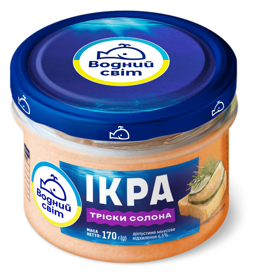Ікра тріски солона пастеризована
