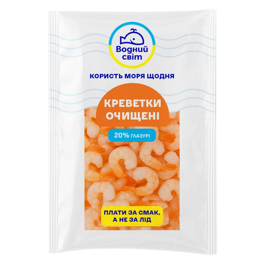 Креветки очищені, 200г