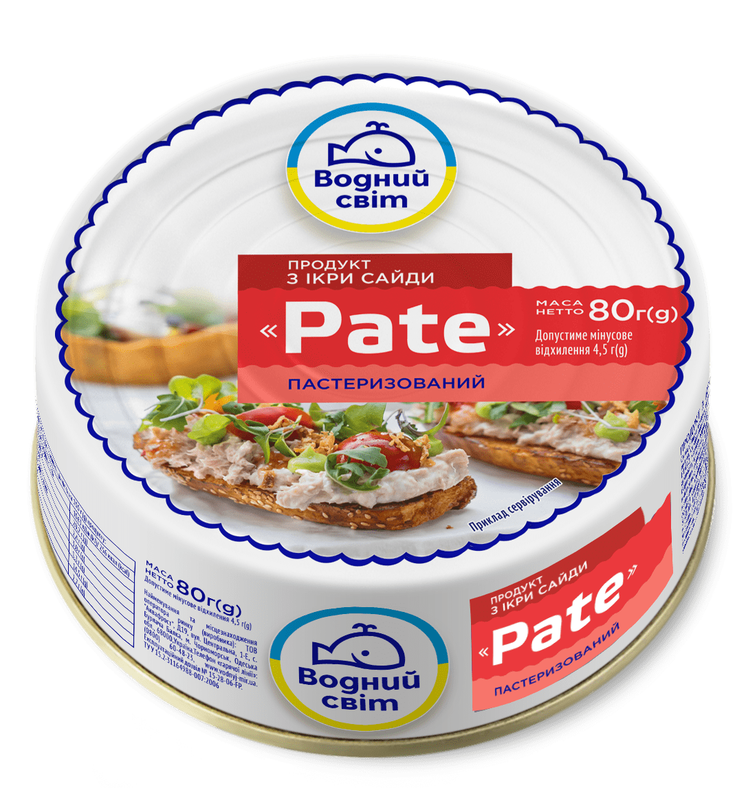 Пате з ікри сайди, 80г