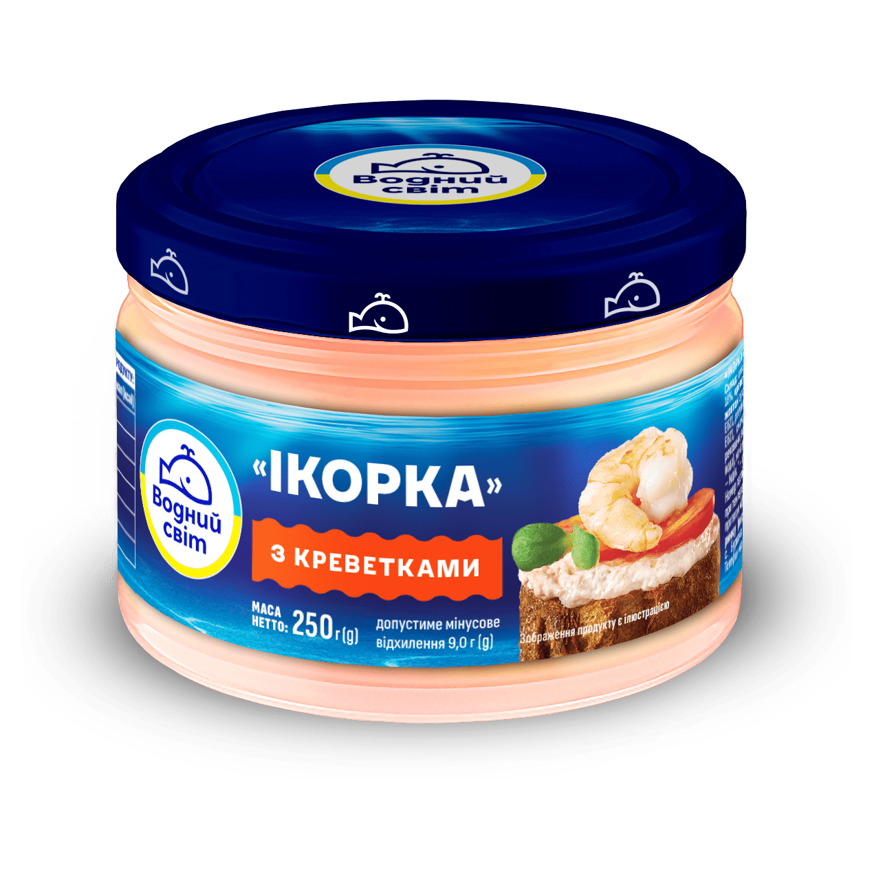 Ікорка з креветками 250г